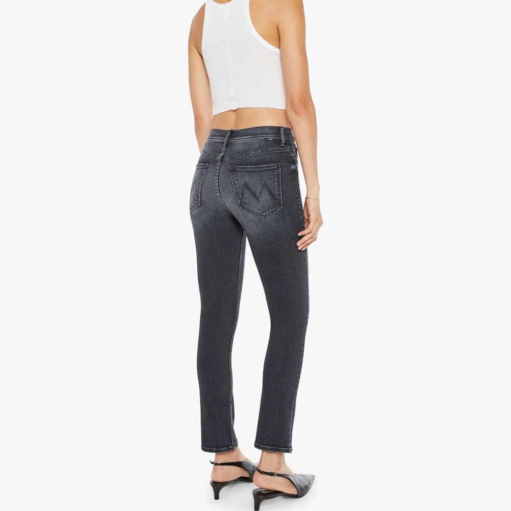 MOTHER Mid Rise Dazzler Flood Jean - Not Today Satan Size 25 - Picture 3 of 10